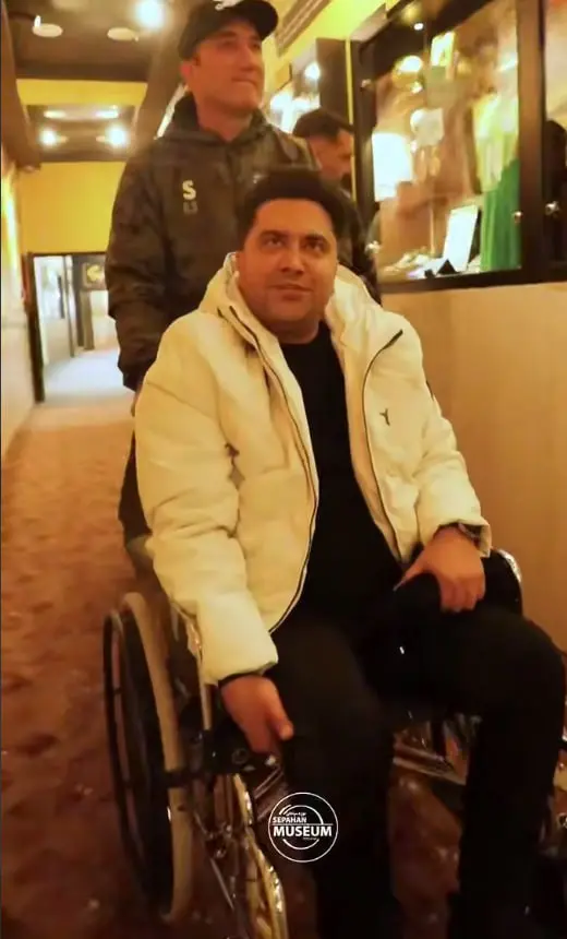 حضور جالب تیم رقیب در موزه سپاهان