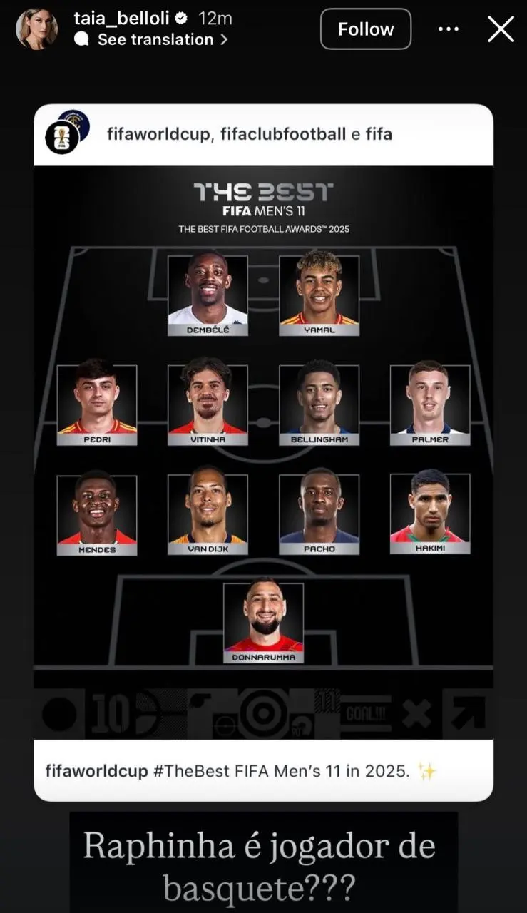 photo_dbb2dbb0dbb2dbb5-dbb1dbb2-dbb1dbb6_dbb2dbb2-dbb0dbb2-dbb1dbb428229 واکنش همسر رافینیا به غیبت او در تیم منتخب The Best ۲۰۲۵