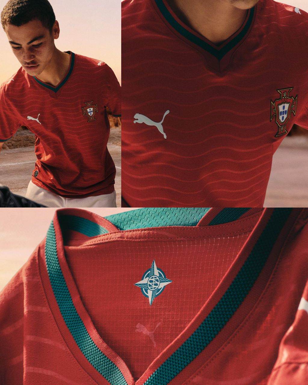 portugal-worldcup-kit-2026 رونمایی رسمی از کیت تیم ملی پرتغال برای جام جهانی