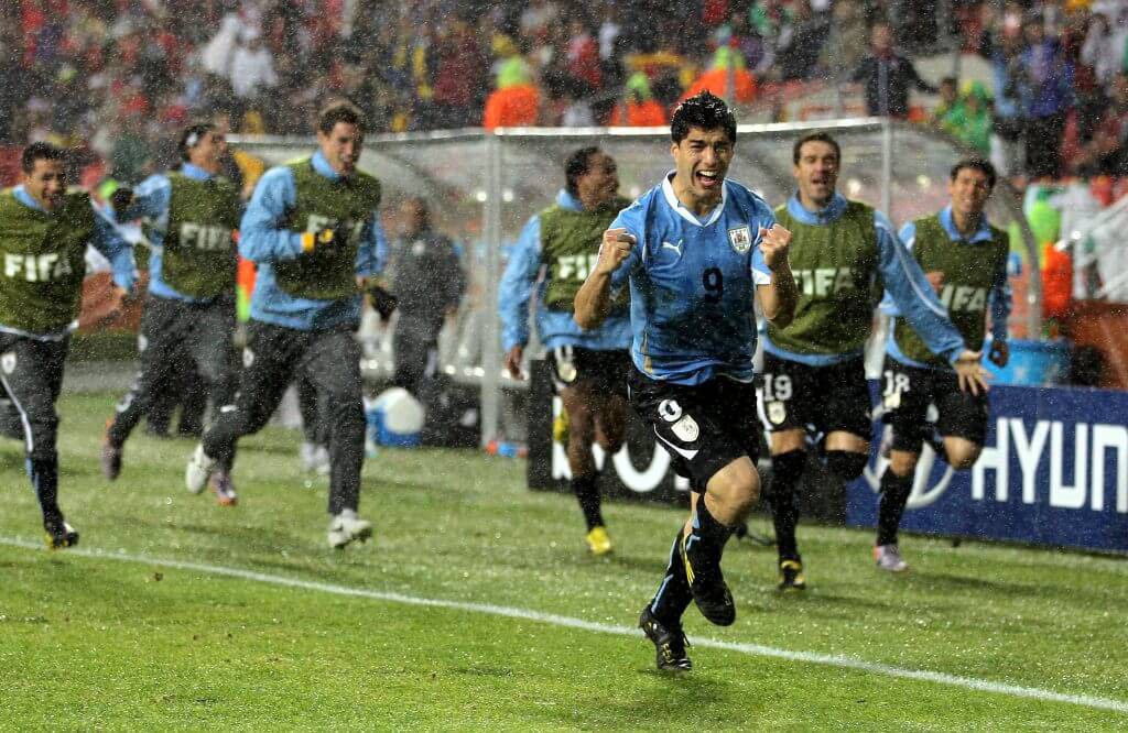 لوئیس سوارز در تیم ملی اروگوئه - جام جهانی 2010 آفریقای جنوبی