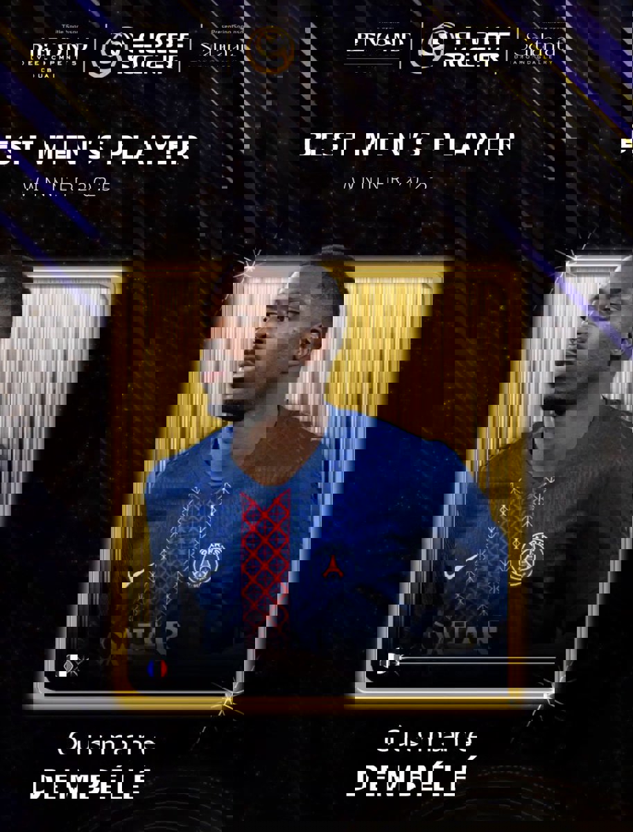 دمبله، بازیکن سال از نگاه گلوب ساکر 2025