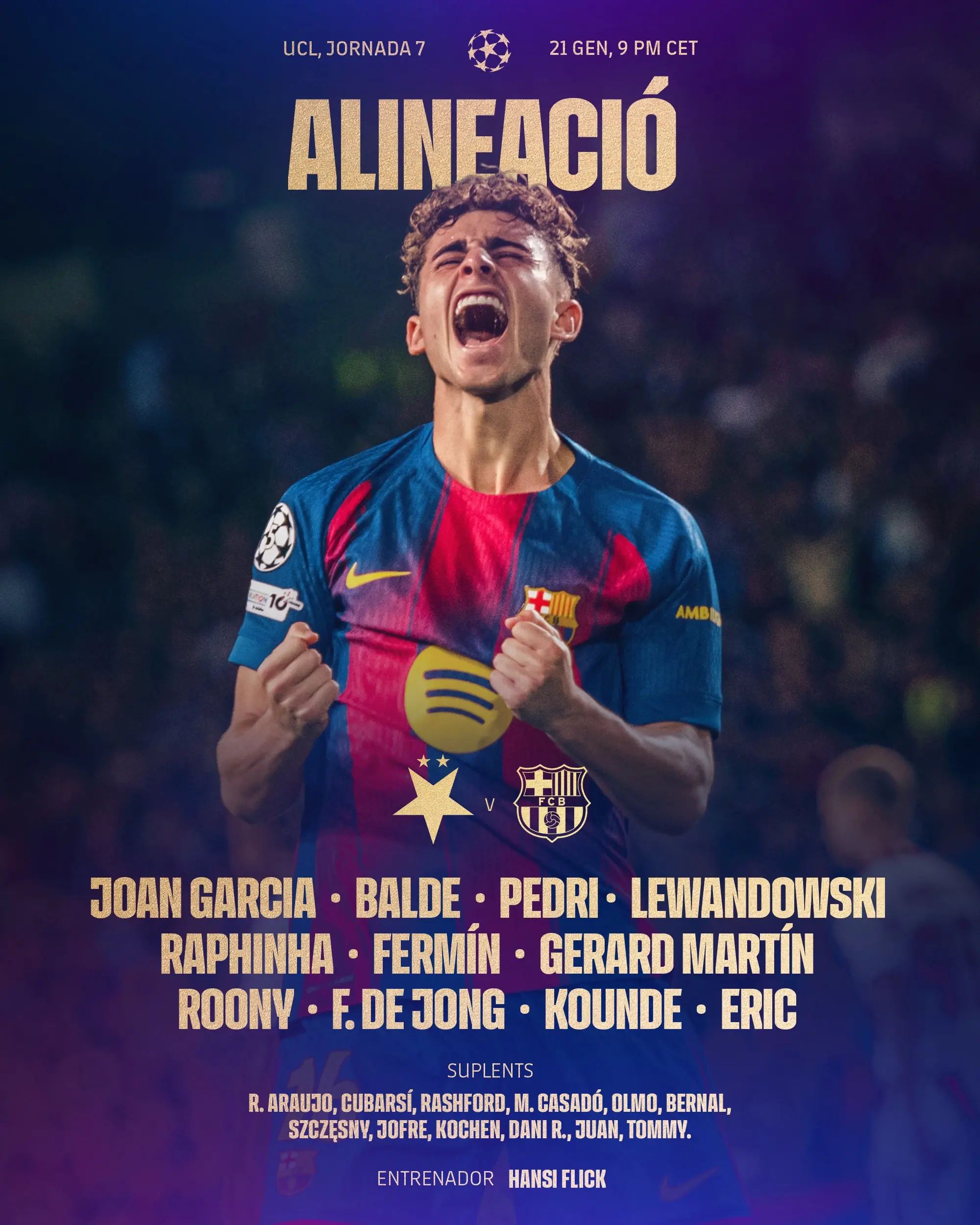 لیگ قهرمانان؛ ترکیب اسلاویا پراگ و بارسلونا