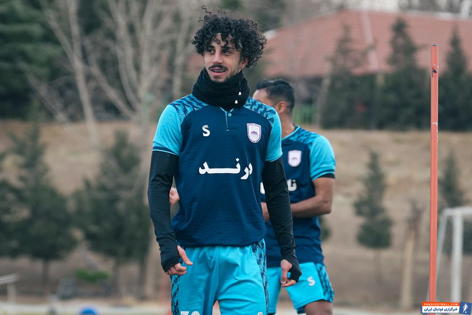 صفری با انگیزه بالا در تمرین چادرملو پیش از دیدار با فولاد