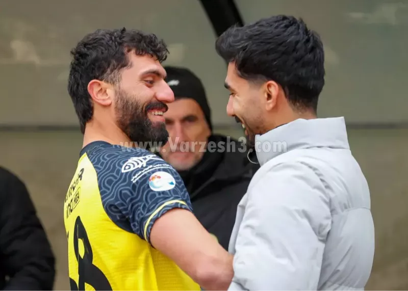 دیدار صمیمانه محمد دانشگر مدافع پیشین استقلال با رضا شکاری