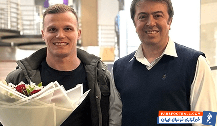 دنیل گرا بازیکن جدید تیم فوتبال پرسپولیس به تهران آمد