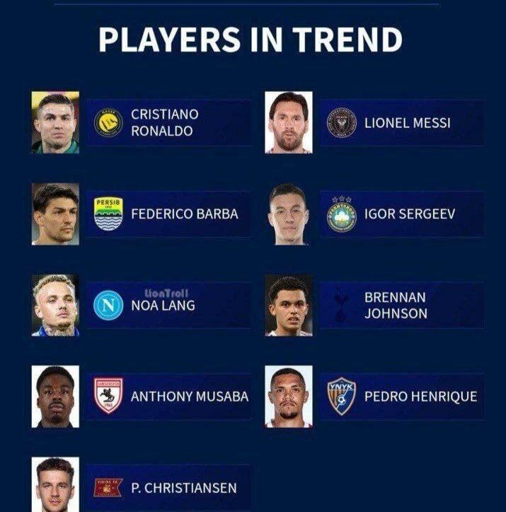 ایگور سرگیف خرید جدید پرسپولیس در کنار بهترین بازیکنان دنیا ؛ رونالدو و مسی