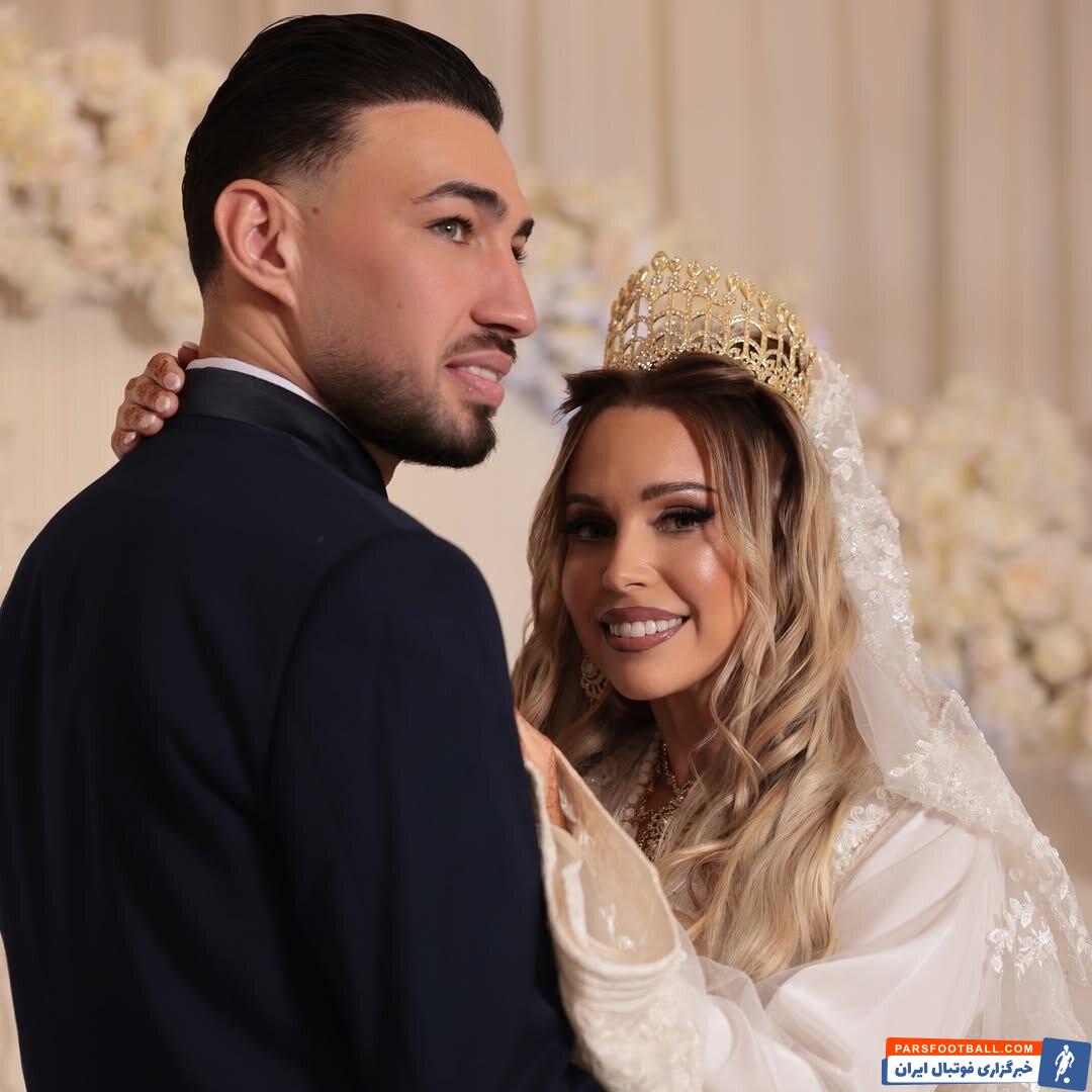 منیر الحدادی در تعطیلات نیم‌فصل مراسم عروسی خود را برگزار کرد