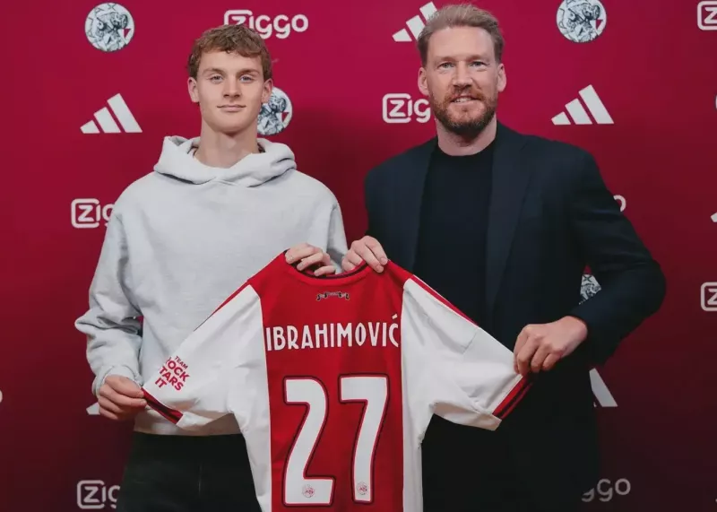 ماکسیمیلیان ابراهیموویچ، پسر بزرگ زلاتان به آژاکس پیوست