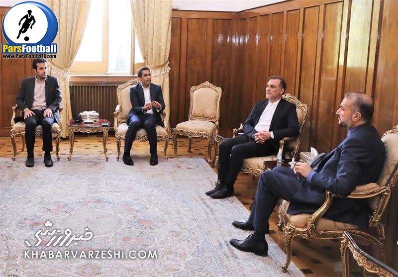 پای سرپرست فدراسیون فوتبال به وزارت خارجه باز شد/ درخواست ماجدی از امیرعبداللهیان