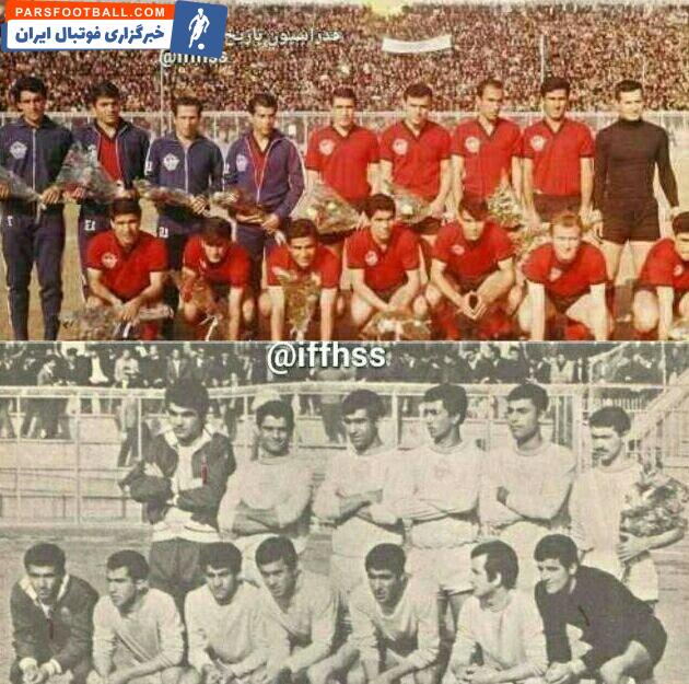 اولین دربی‌بازان تاریخ سرخابی/عکس