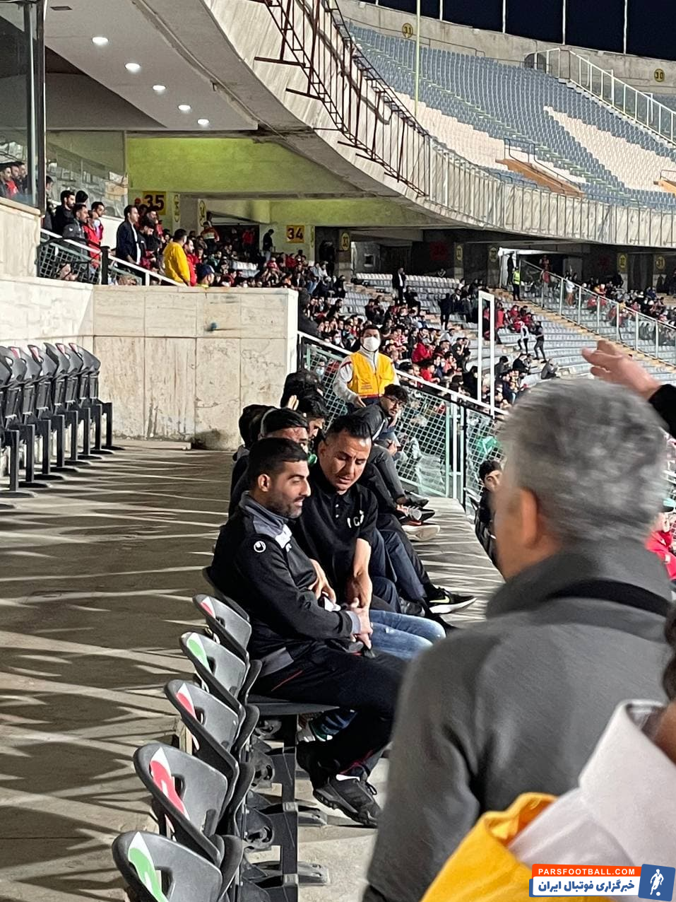 دروازه بان مغضوب یحیی تماشاگر شد/عکس