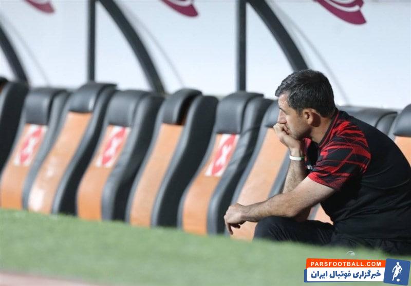 حسرت کریم باقری پس از شکست پرسپولیس/عکس