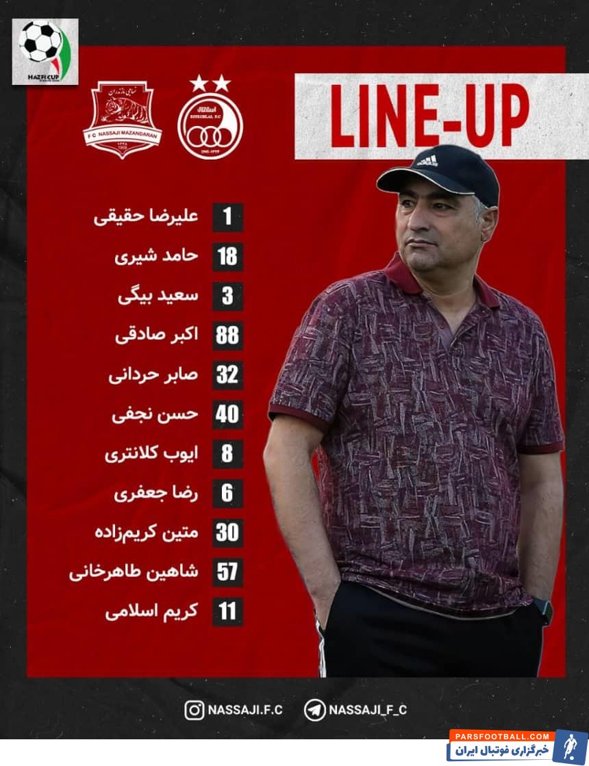  نساجی مازندران ؛ ترکیب نساجی مازندران مقابل استقلال مشخص شد