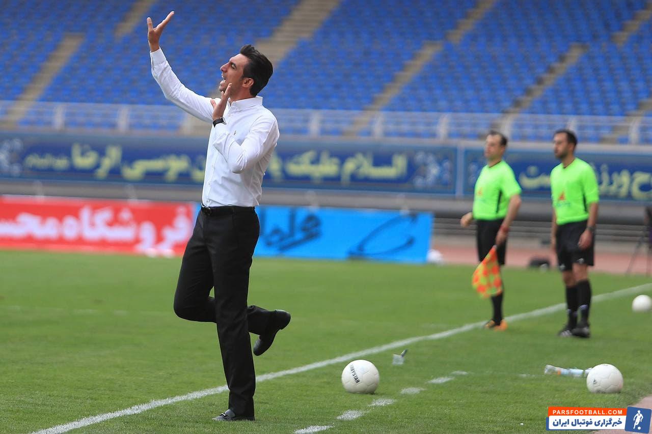 مهدی رحمتی و حسین پورحمیدی در اندیشه قهرمانی در جام حذفی با آلومینیوم اراک