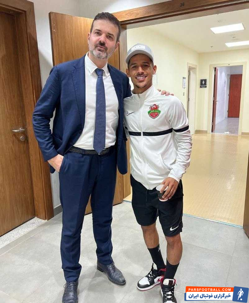 دیدار مهدی قایدی و آندره آ استراماچونی در دیدار تیم الغرافه