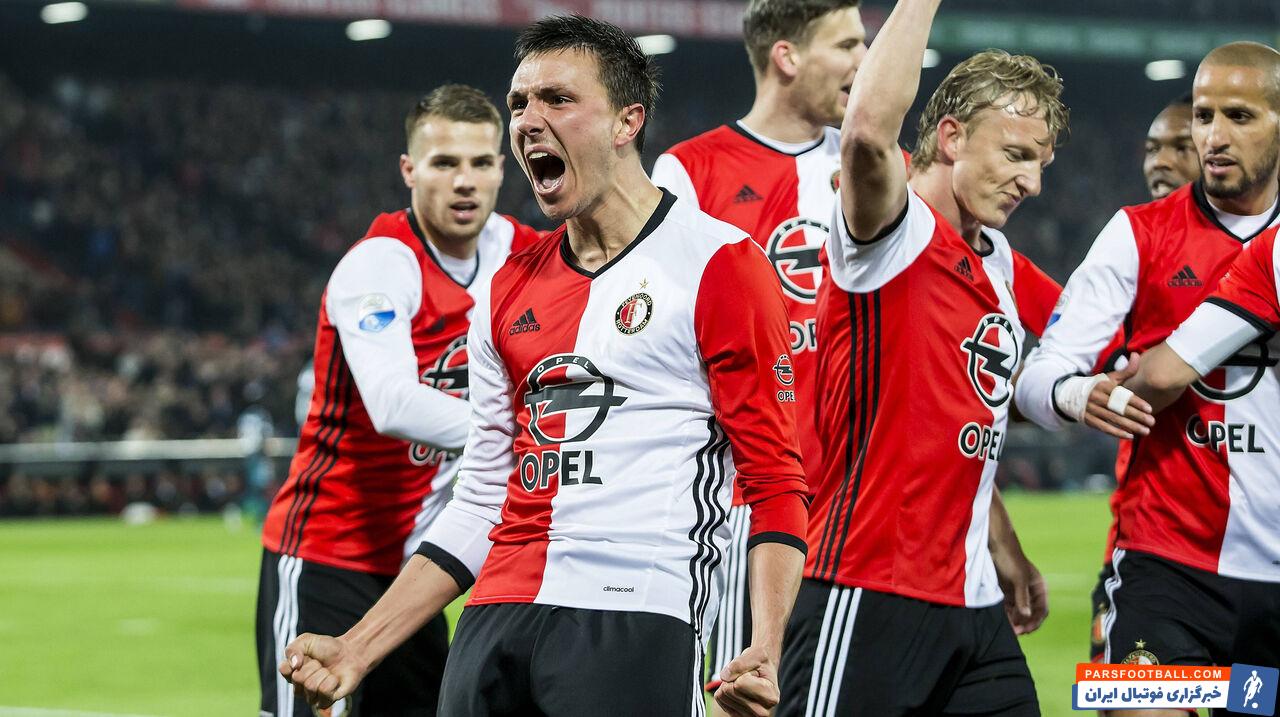 برتری لحظه‌ آخری فاینورد مقابل اوترخت در روز غیبت علیرضا جهانبخش به دلیل مصدومیت