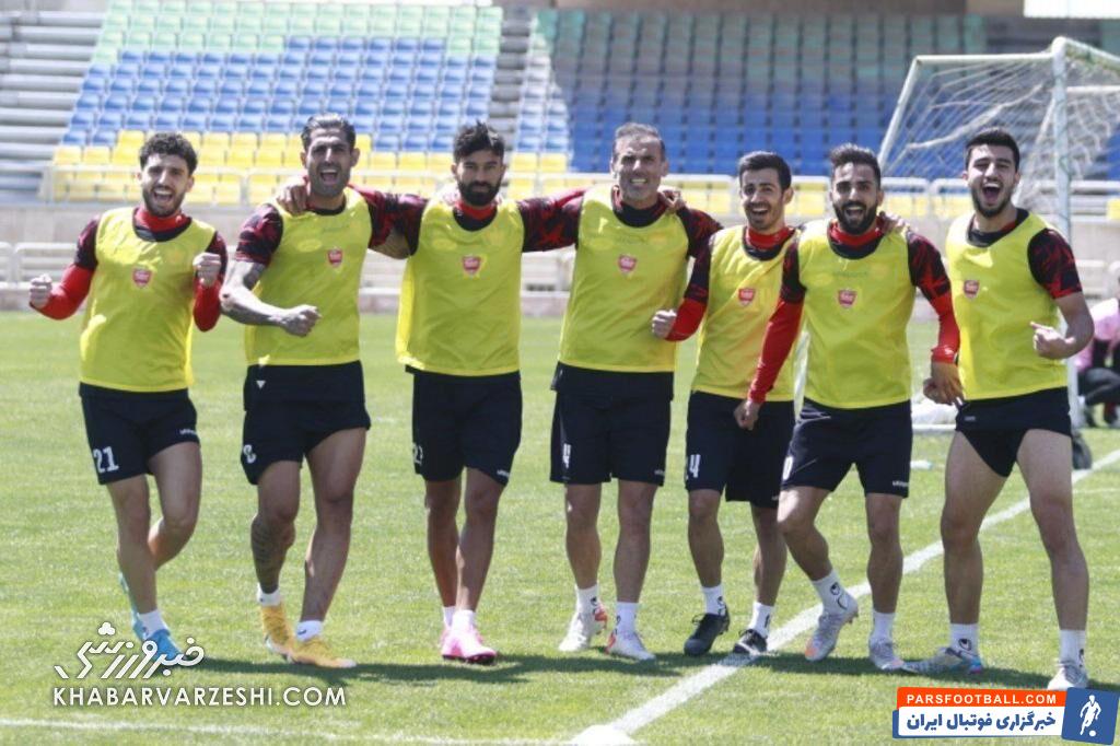 عکس| چهره متفاوت رضاییان در تمرین پرسپولیس