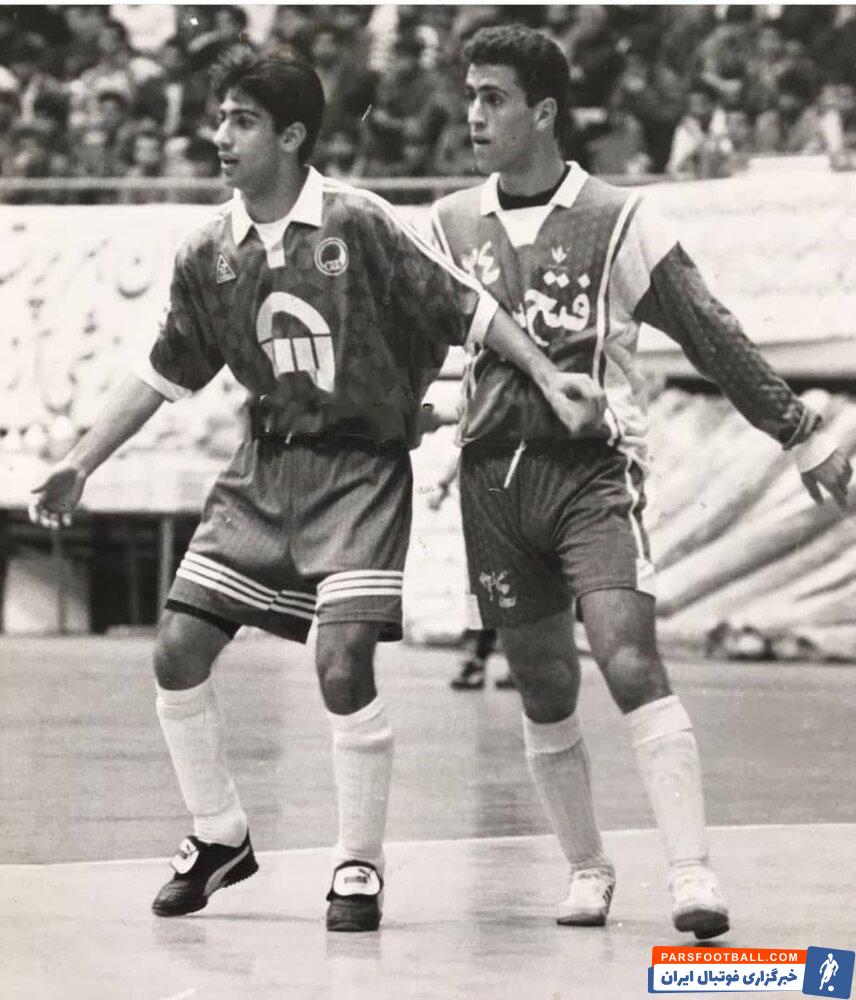 علی کریمی و فرهاد مجیدی در تصویری تاریخی /عکس