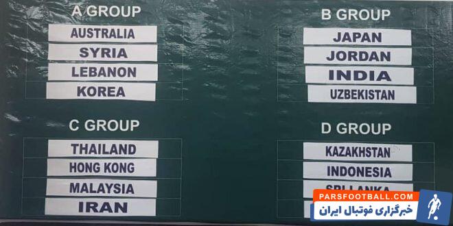 حریفان تیم تینس پسران ایران مشخص شدند