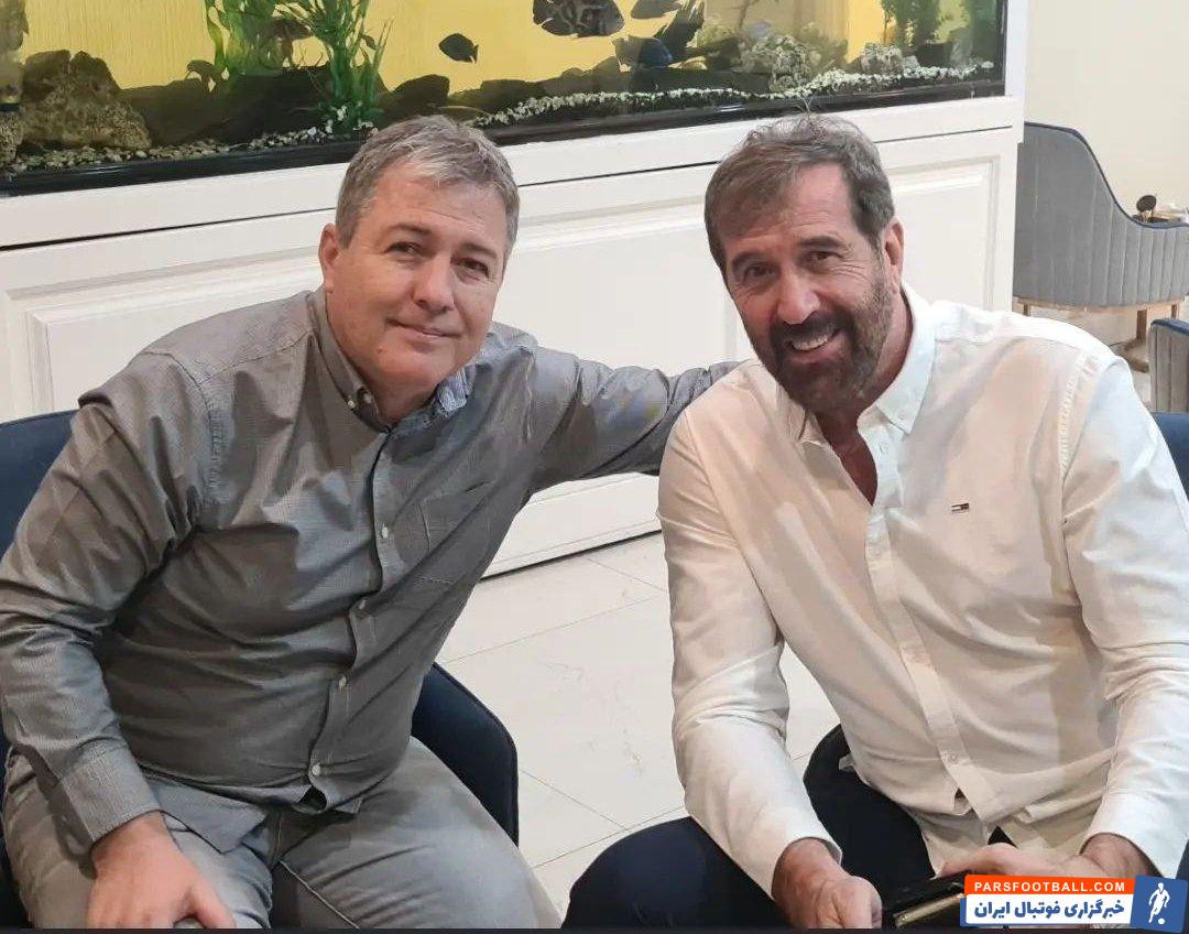 دراگان اسکوچیچ و وسلین ووجوویچ سرمربی تیم ملی هندبال ایران با هم دیدار کردند