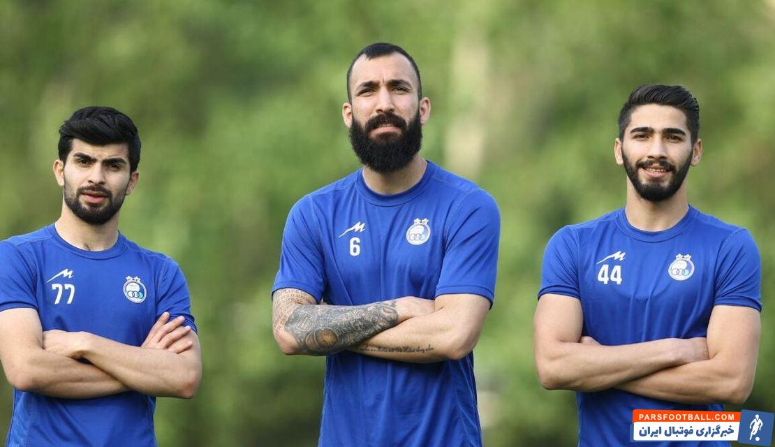 رونمایی از محمدجواد به آفرین در بازی دوستانه استقلال و هوادار