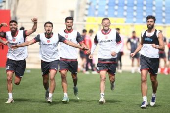 پرسپولیس ؛ تصویری از چهره خندان داوود فنایی در تمرین پرسپولیس