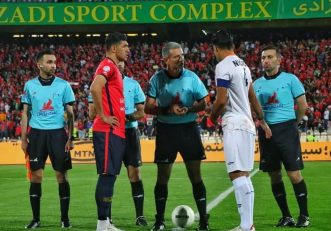 حاشیه نیمه نهایی جام حذفی ؛ پرتاب اشیا توسط هواداران نساجی به سمت نیمکت مس کرمان ؛ جنجال و درگیری میان اعضای دو تیم