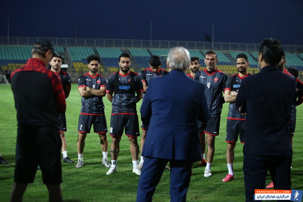 حسین کلانی خطاب به بازیکنان پرسپولیس : شما بهترین تیم ایران هستید و قهرمان واقعی لیگ شمایید