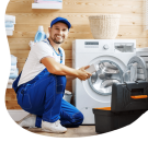 تمیز کردن ماشین لباسشویی و یخچال فریزر