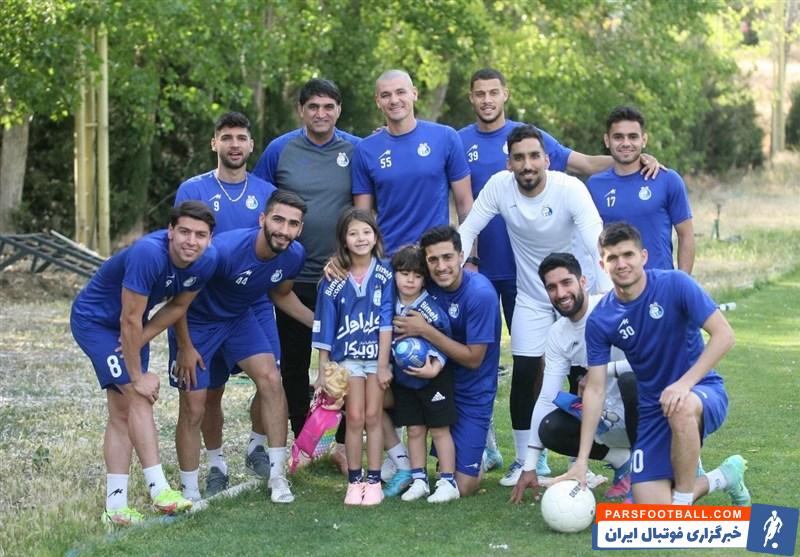 گزارش تمرین امروز 25 اردیبهشت استقلال ؛ تشکر مجیدی از آبی پوشان و حضور دو فرزند رافائل سیلوا
