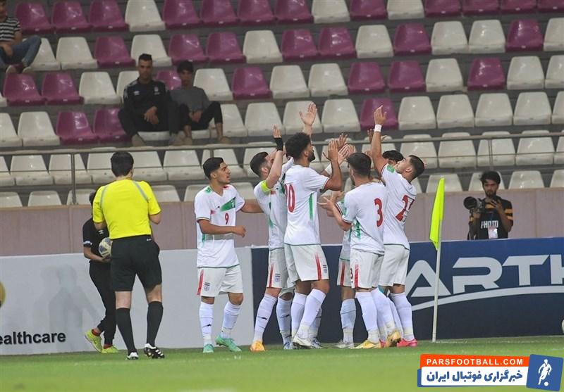 پیروزی تیم ملی امید مقابل عراق در بازی دوستانه با هدایت مهدی مهدوی کیا