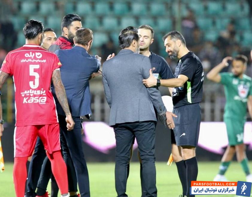 عصبانیت شدید یحیی گل محمدی بعد از تساوی در اصفهان ؛ نزدیک بود اتفاقات دربی تکرار شود !