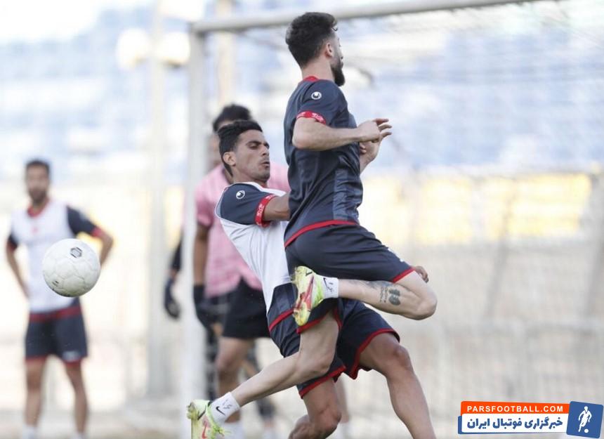 گزارش تمرین امروز 5 خرداد پرسپولیس ؛ بازار داغ کری خوانی در تمرین ؛ وحید امیری همچنان غایب