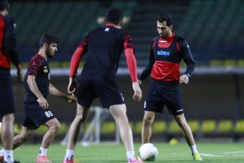 وحید امیری بالاخره در تمرین گروهی پرسپولیس