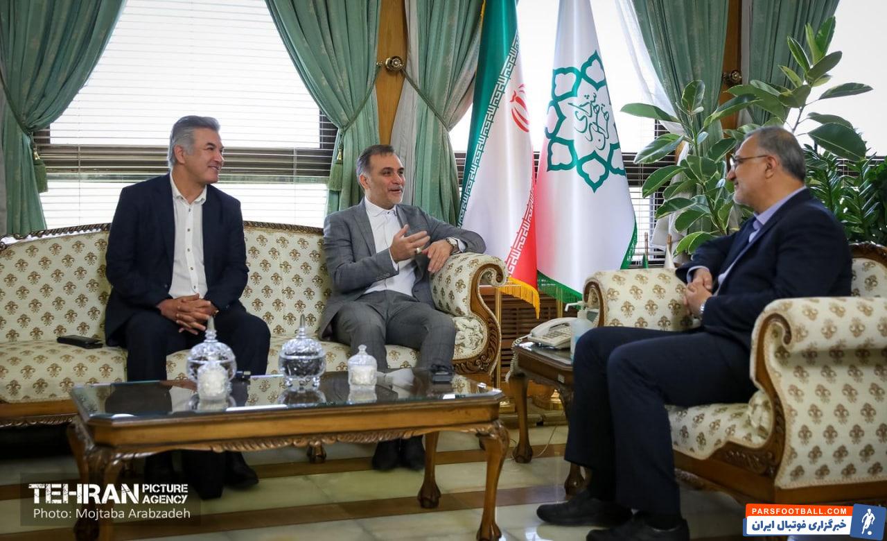شهردار تهران میزبان مدیر تیم ملی