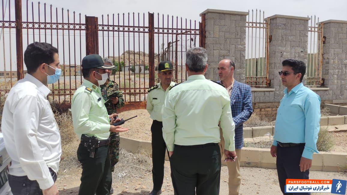 آماده سازی ورزشگاه فولادشهر