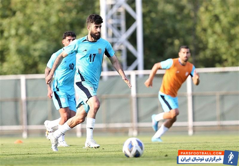 مصدومیت علی قلی زاده در تمرین جمعه شب تیم ملی ایران