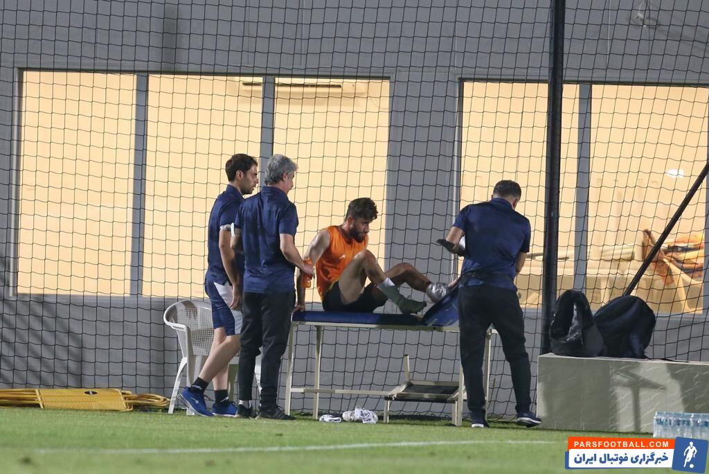 علیرضا شهاب : آسیب دیدگی علی قلی زاده در تیم ملی کشیدگی بسیار خفیف لیگامانهای خارجی مچ پا است