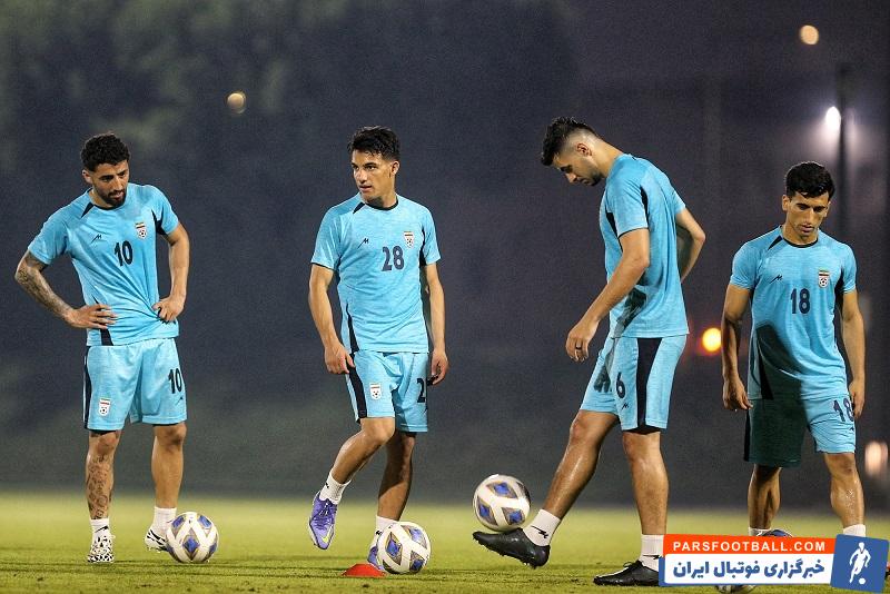 تمرین تیم ملی در دوحه