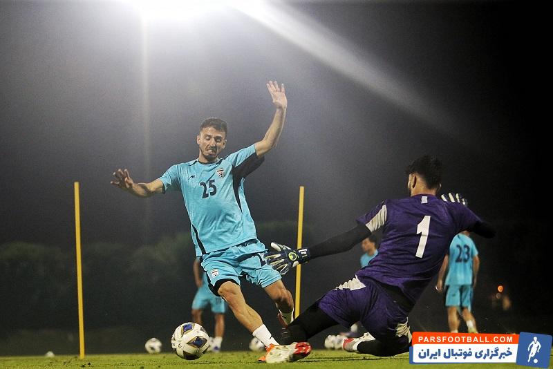 تمرین تیم ملی در دوحه