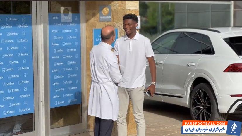 شوامنی ؛ حضور اورلین شوامنی در برنابئو برای انجام تست‌های پزشکی