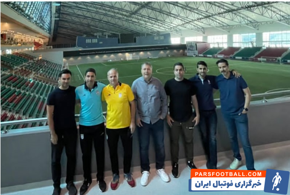 بازدید اعضای تیم ملی از کمپ اسپایر