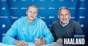 هالند ؛ تصاویر رونمایی منچسترسیتی از هالند خرید جدید