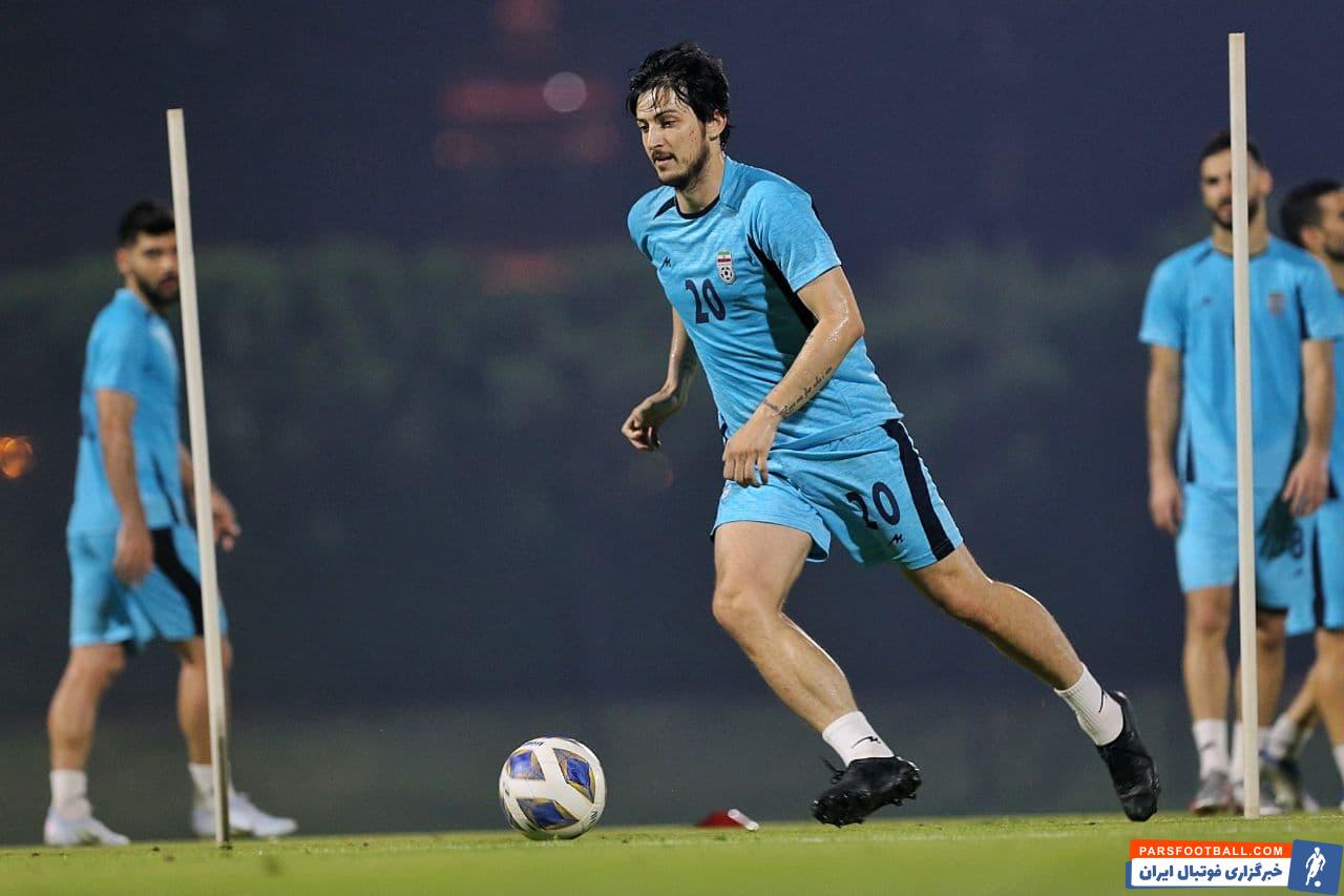 سردار آزمون در اردوی تیم ملی