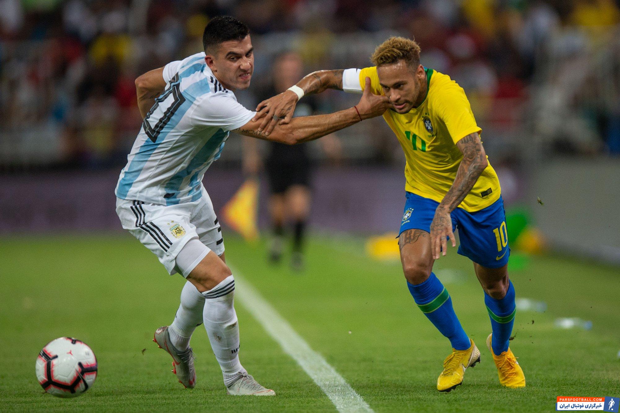 آرژانتین ؛ واکنش نیمار به قهرمانی آرژانتین در جام بین قاره ای