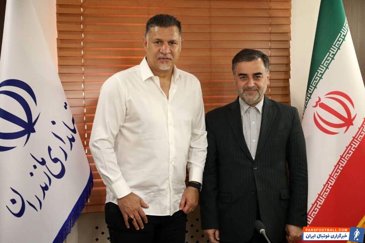 دیدار علی دایی با دوست دیرینه اش سید محمود حسینی پور استاندار مازندران