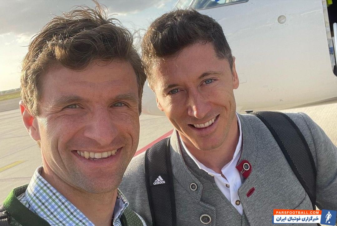 لواندوفسکی ؛ توماس مولر خطاب به لواندوفسکی : بهترین آرزوها را برای آینده تو دارم!