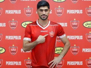 حضور پر انگیزه دانیال اسماعی فرد در تمرین پرسپولیس