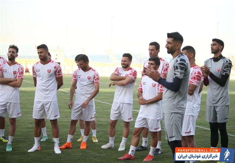 حضور پیشکسوتان پرسپولیس در نخستین تمرین پیش فصل ؛ علی پروین، فرشاد پیوس، مایلی کهن، خوردبین و پنجعلی