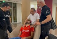 پس از شکست برابر لهستان ؛ امیرحسین اسفندیار ملی پوش تیم والیبال ایران از حال رفت